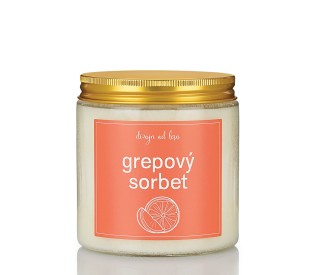 Grepový sorbet - sójová sviečka 100g