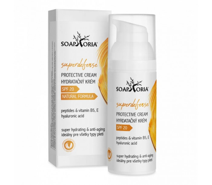SUPERDEFENSE+ ochranný hydratačný krém s SPF 20 na všetky typy pleti (Tripeptide - 5 & Antioxidants)
